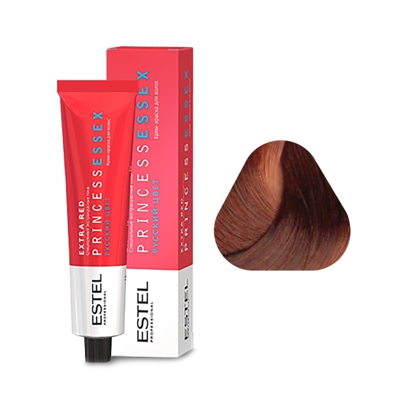 Estel Professional Крем-краска Princess Essex Extra Red, 77.43 русый медно-золотистый, 60 мл купить - 0