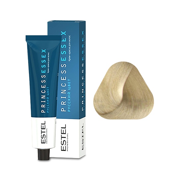 Estel Professional Крем-краска Princess Essex, 10.8 светлый блондин жемчужный/жемчужный лед, 60 мл купить - 0