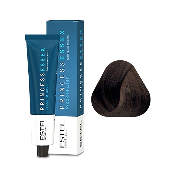 Estel Professional Крем-краска Princess Essex, 5.71 светлый шатен коричнево-пепельный/ледяной коричневый, 60 мл купить - 0
