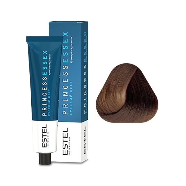 Estel Professional Крем-краска Princess Essex, 7.00 средне-русый для седины, 60 мл купить - 0