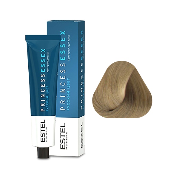 Estel Professional Крем-краска Princess Essex, 9.1 блондин пепельный/серебро, 60 мл купить - 0