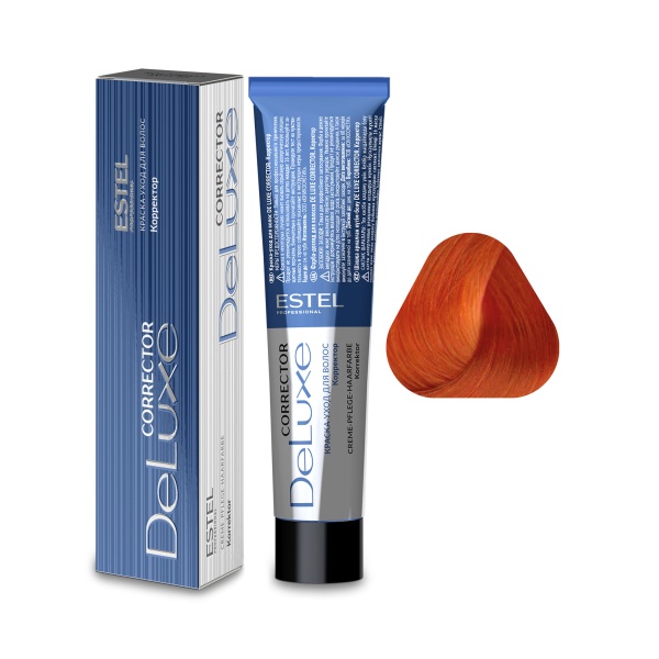 Estel Professional Краска-уход De Luxe, 0.44 оранжевый, 60 мл купить - 0
