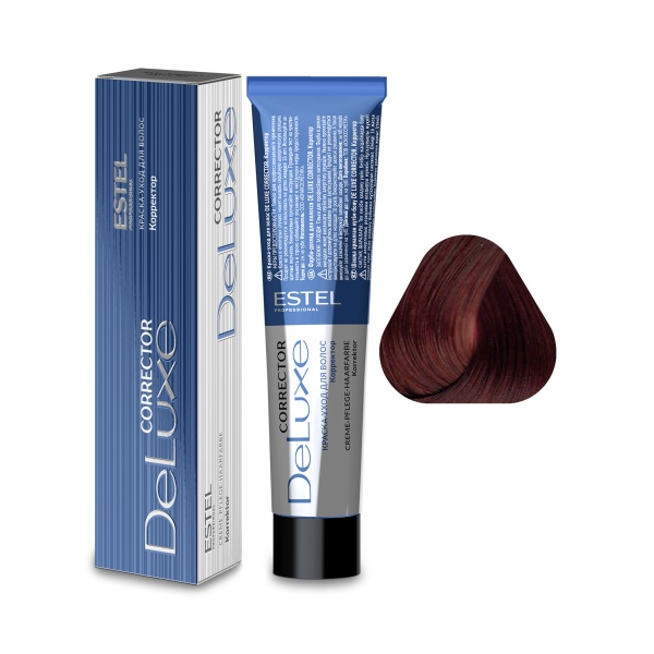 Estel Professional Краска-уход De Luxe, 0.55 красный, 60 мл купить - 0
