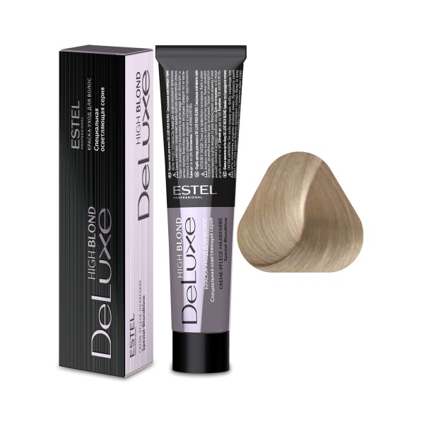 Estel Professional Краска-уход De Luxe High Blond, 101 пепельный блондин ультра, 60 мл купить - 0