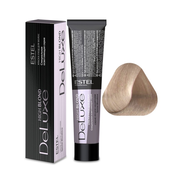 Estel Professional Краска-уход De Luxe High Blond, 116 пепельно-фиолетовый блондин ультра, 60 мл купить - 0