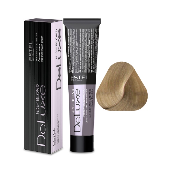 Estel Professional Краска-уход De Luxe High Blond, 117 пепельно-коричневый блондин ультра, 60 мл купить - 0