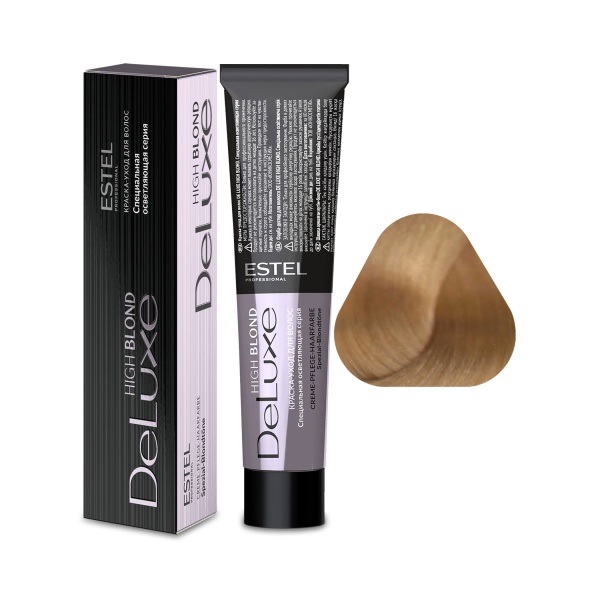 Estel Professional Краска-уход De Luxe High Blond, 171 коричнево-пепельный блондин ультра, 60 мл купить - 0