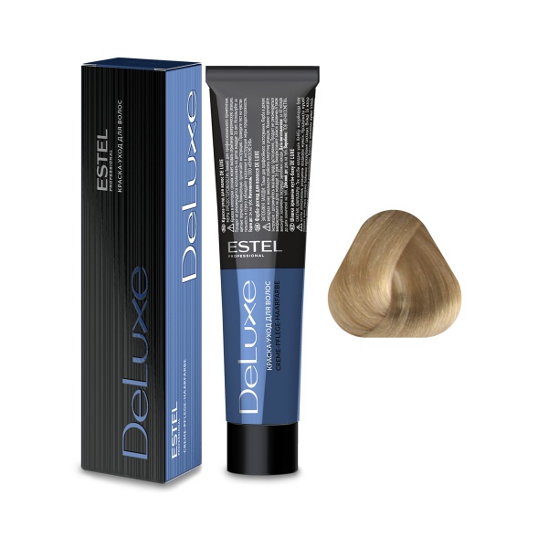 Estel Professional Краска-уход De Luxe, 10.01 светлый блондин натурально-пепельный, 60 мл купить - 0