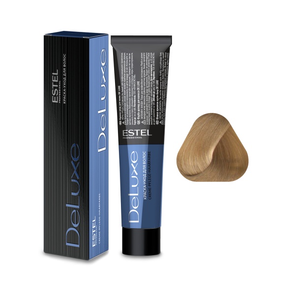 Estel Professional Краска-уход De Luxe, 10.17 светлый блондин пепельно-коричневый, 60 мл купить - 0