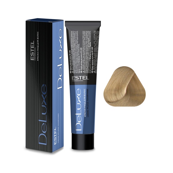 Estel Professional Краска-уход De Luxe, 10.117 светлый блондин усиленный пепельно-коричневый, 60 мл купить - 0