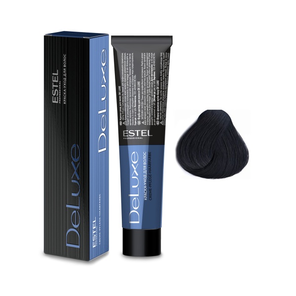 Estel Professional Краска-уход De Luxe, 5.11 светлый шатен пепельный интенсивный, 60 мл купить - 0