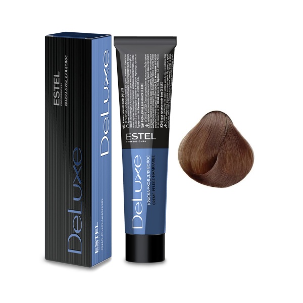 Estel Professional Краска-уход De Luxe, 7.36 русый золотисто-фиолетовый, 60 мл купить - 0