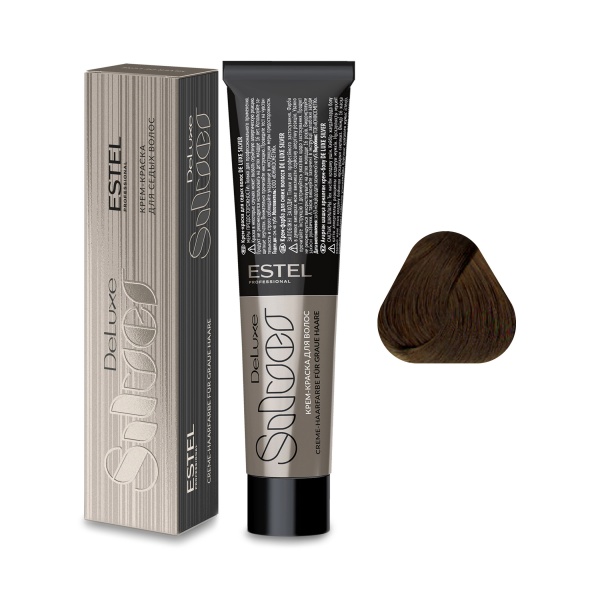 Estel Professional Крем-краска De Luxe Silver, 7.0 русый, 60 мл купить - 0