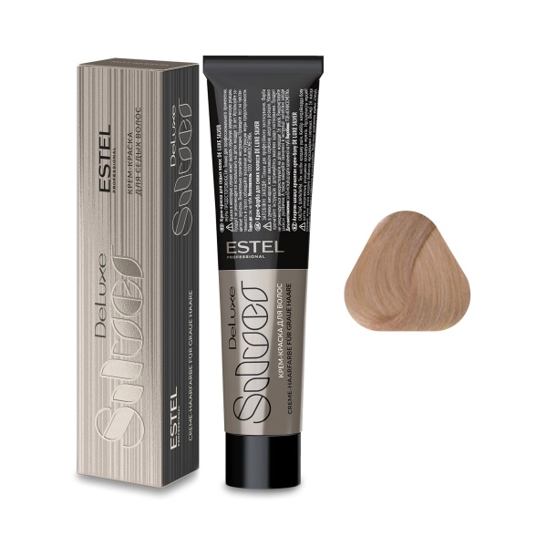 Estel Professional Крем-краска De Luxe Silver, 9.65 блондин фиолетово-красный, 60 мл купить - 0