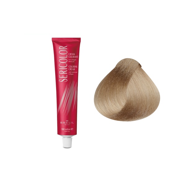 Brelil Professional Крем-краска для волос Sericolor, 10.1 Пепельный очень светлый блонд, 100 мл купить - 0