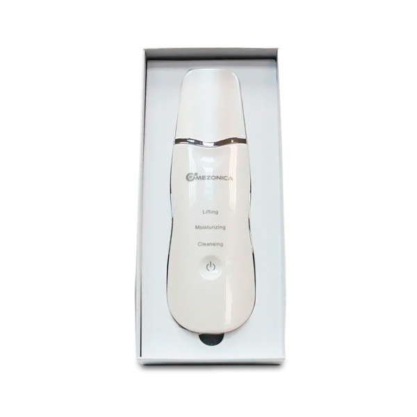 Mezonica Аппарат-скрабер для ультразвуковой чистки лица, белый купить - 0