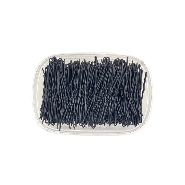 Stavver Professional Шпильки волнистые Карбон, черные, 65 мм, 250 гр купить - 0