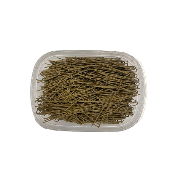 Stavver Professional Шпильки волнистые Карбон, золотистые, 45 мм, 500 гр купить - 0