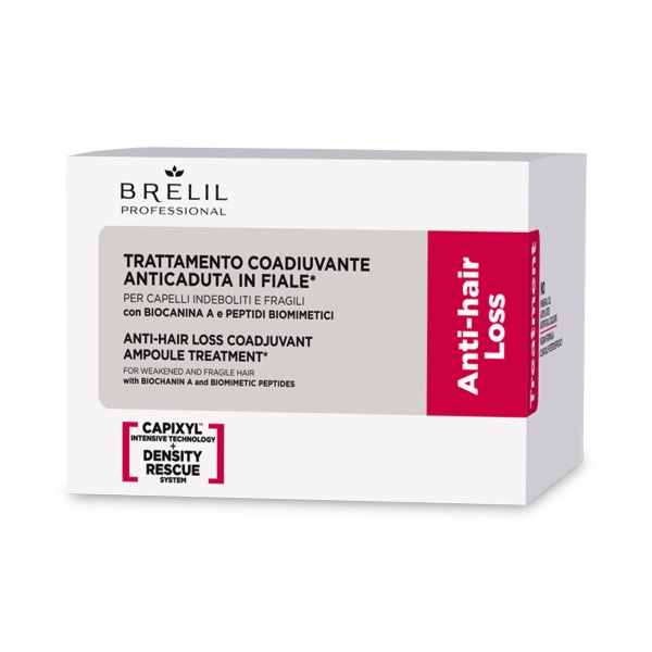 Brelil Professional Вспомогательное средство лосьон против выпадения волос Anti-Hair Loss Coadjuvant Ampoule Treatment, 10 х 6 мл купить - 0