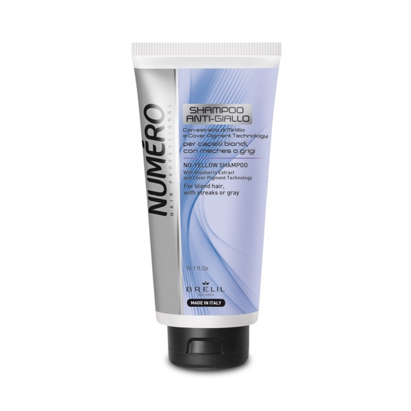 Brelil Professional Антижелтый шампунь Numero Silver, 300 мл купить - 0