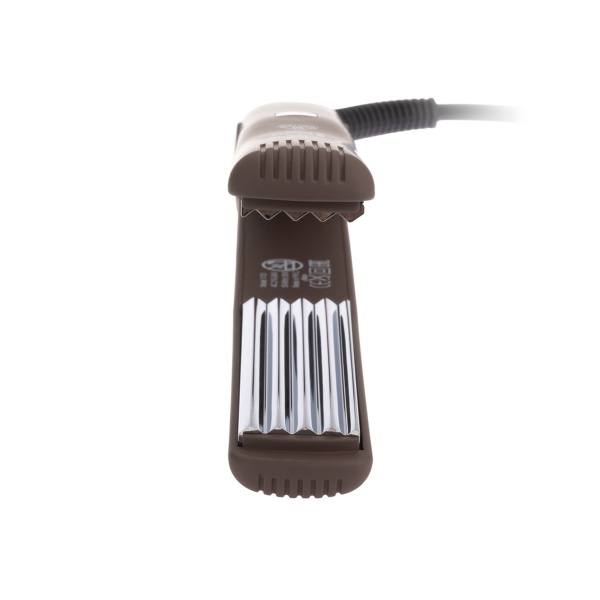 Be-Uni Professional Утюжок-гофре с зеркальным титановым покрытием, коричневый купить - 0