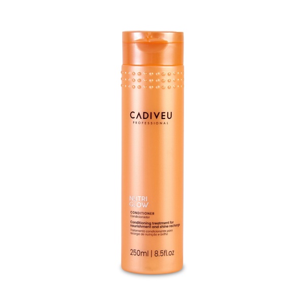Cadiveu Professional Кондиционер питательный 8-кратное сияние 12 масел Nutri Glow Nourishing Conditioner, 250 мл купить - 0