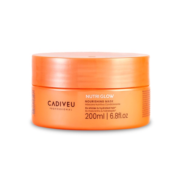 Cadiveu Professional Маска питательная 8-кратное сияние 12 масел Nutri Glow Nourishing Mask, 200 мл купить - 0