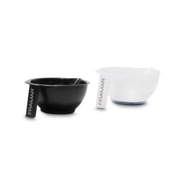 Framar Миски для окрашивания с ручкой и декроттуаром 2-Pack Coloring Bowls, 2 шт купить
