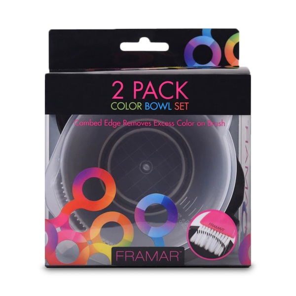 Framar Миски для окрашивания с ручкой и декроттуаром 2-Pack Coloring Bowls, 2 шт купить - 0