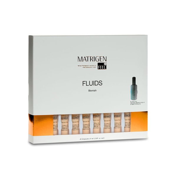 Matrigen Корректирующая постакне сыворотка-флюид для лица Blemish Fluids, под мезороллер и дермапен, 20 x 2 мл купить - 0