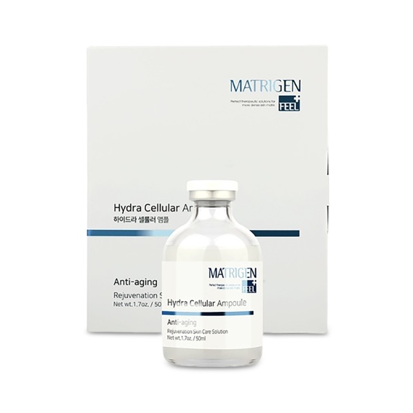 Matrigen Увлажняющая ампульная сыворотка Hydra Cellular Ampoule, для мезотерапии лица руками аппаратом, 50 мл купить - 0