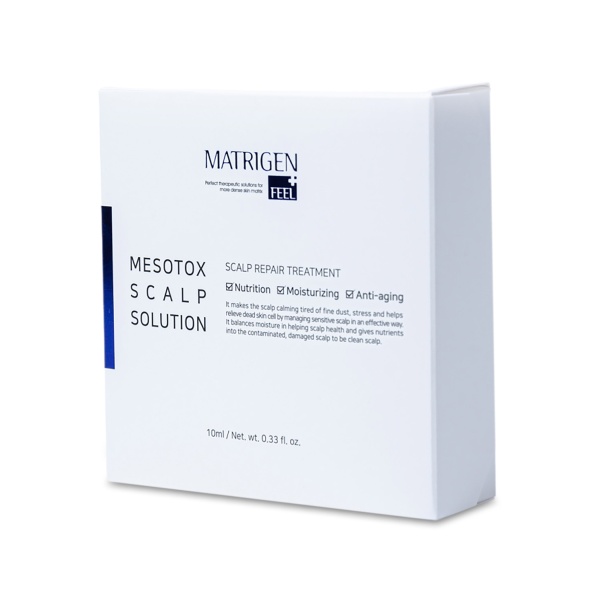 Matrigen Сыворотка для роста и против выпадения волос Mesotox Scalp Solution, для мезотерапии кожи головы руками аппаратом, 10 мл купить - 0