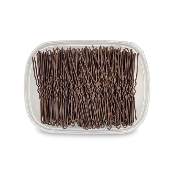 Stavver Professional Шпильки волнистые Карбон, коричневые, 45 мм, 500 гр купить - 0