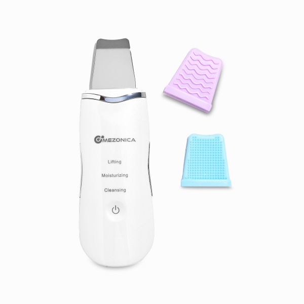 Mezonica Аппарат-скрабер для ультразвуковой чистки лица, белый купить - 0